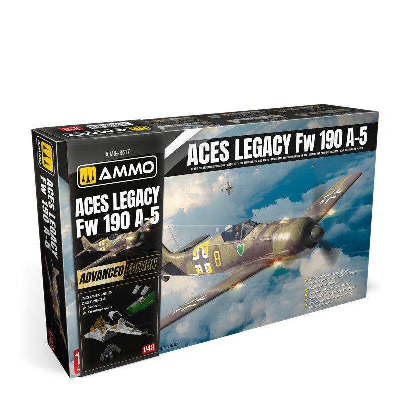 PREORDER Ammo by MIG - 1/48 Aces Legacy Focke Wulf 190 A-5 Advance Edition