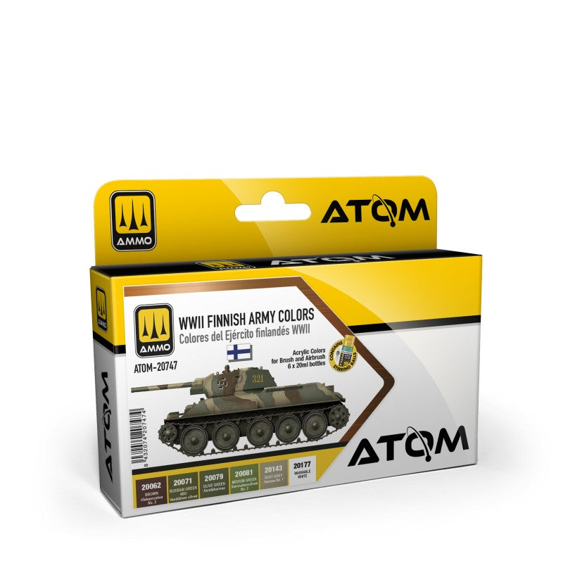 PREORDER Ammo by MIG - ATOM - WWII Finnish Army Colors Set