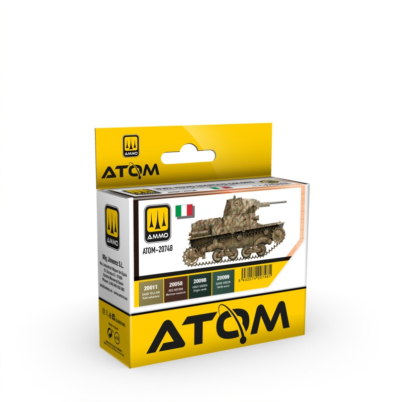 PREORDER Ammo by MIG - ATOM - WWII Regio Esercito Colors Set