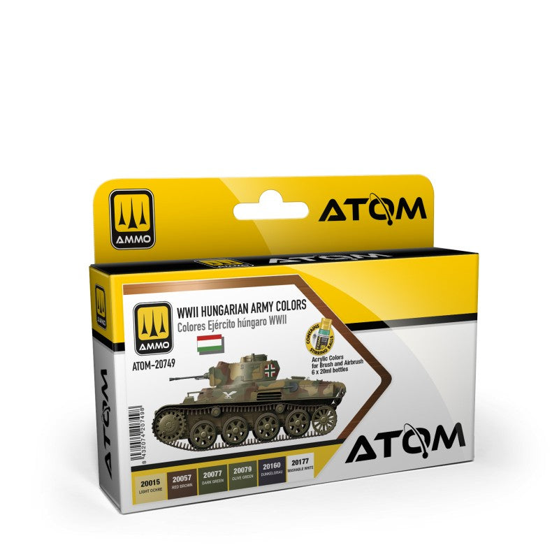 PREORDER Ammo by MIG - ATOM - WWII Hungarian Army Colors Set