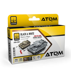 PREORDER Ammo by MIG - ATOM - Black & White Technique Set