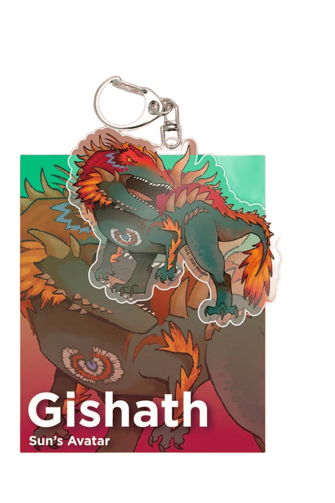 Gatherers Tavern - Keychain - Gishath; Suns Avatar