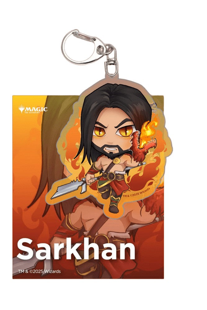 PREORDER Gatherers Tavern - Keychain - Sarkhan Acrylic