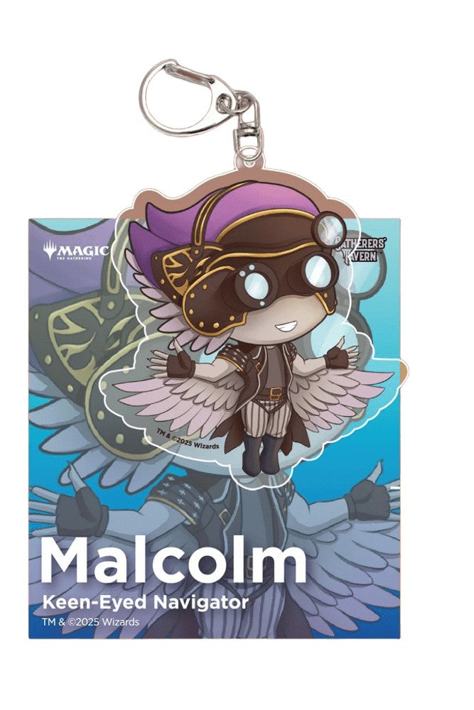 PREORDER Gatherers Tavern - Keychain - Malcolm Keen-Eyed Navigator