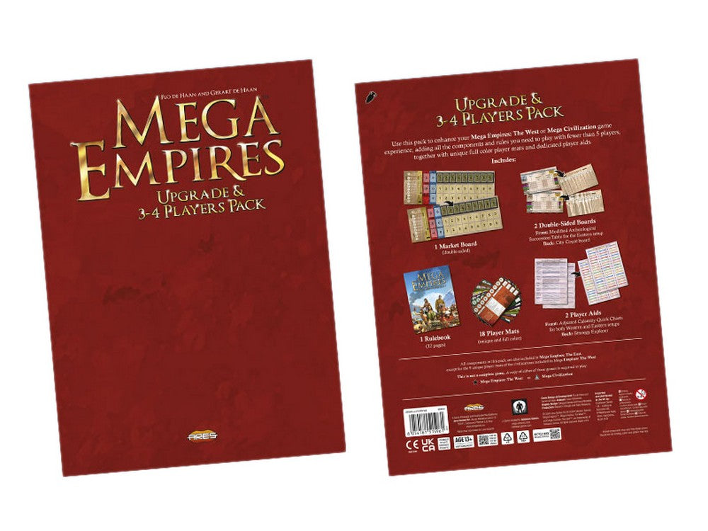 PREORDER Mega Empires: Upgrade & 3-4 Players Pack