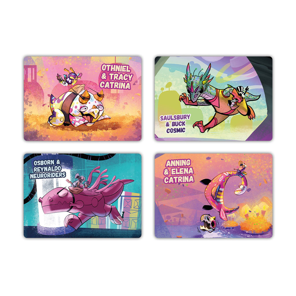 PREORDER Draco Studios: Dodos Riding Dinos: Reskinned Promo cards