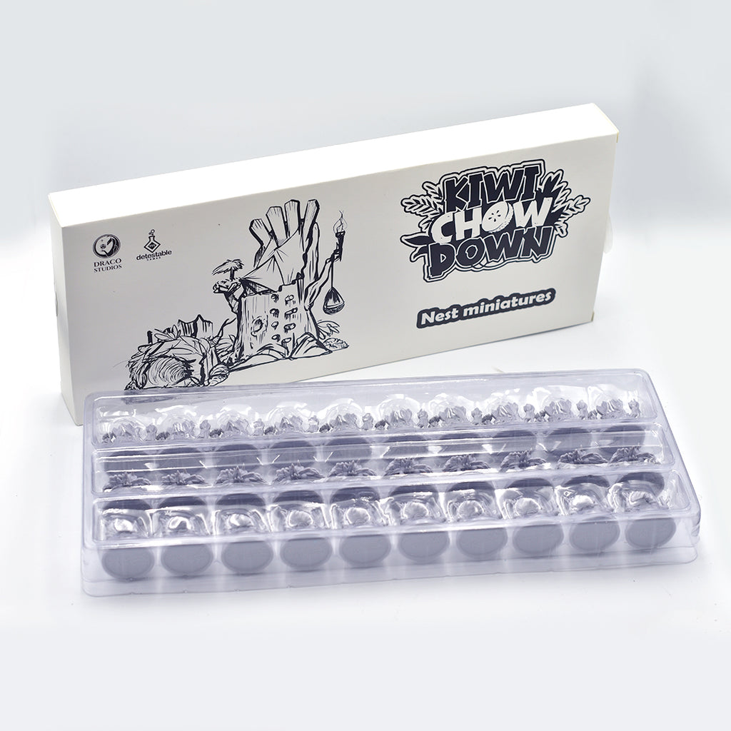 PREORDER Draco Studios: Kiwi Chow Down: Nest Miniatures