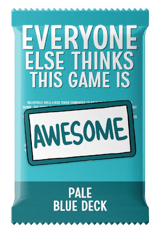 PREORDER Cryptozoic: Everyone Else Thinks This Game Is Awesome: Pale Blue Deck