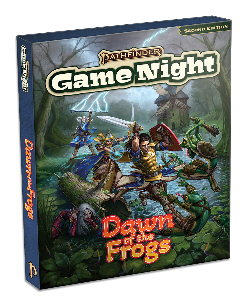 PREORDER Pathfinder Second Edition: Pathfinder Game Night: Dawn of the Frogs (Deluxe Adventure)