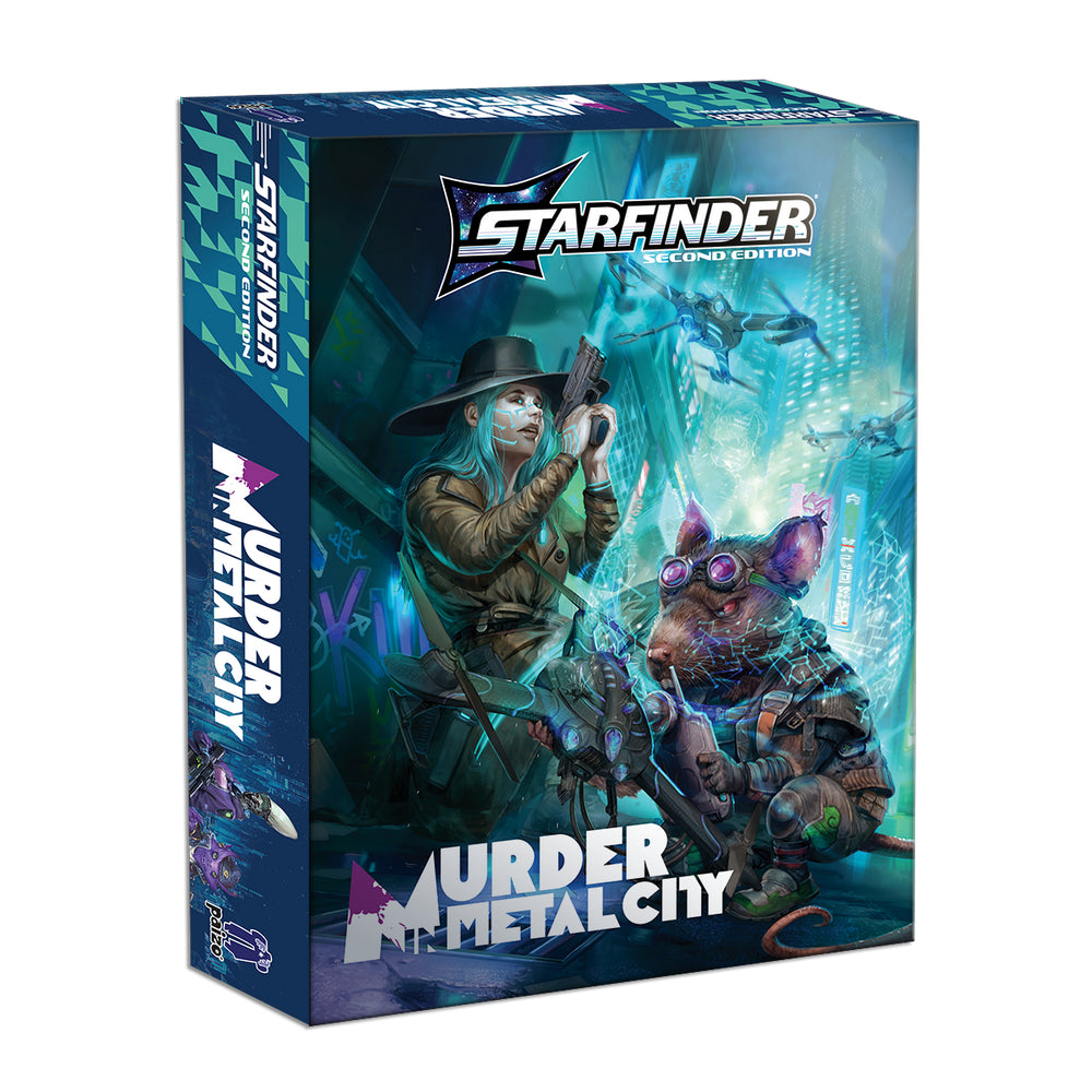 PREORDER Starfinder Second Edition: Murder in Metal City Deluxe Adventure (S2)