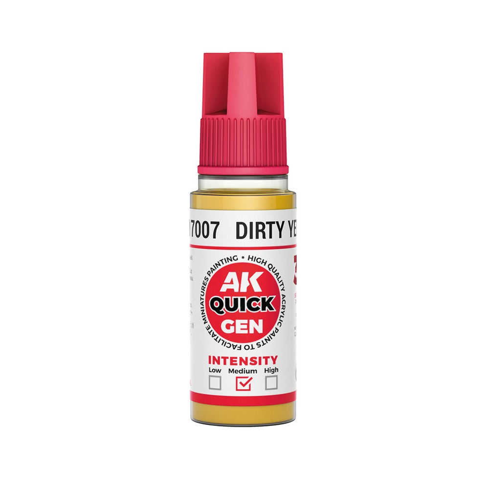 PREORDER AK Interactive - Quick Gen - Dirty Yellow 18 ml