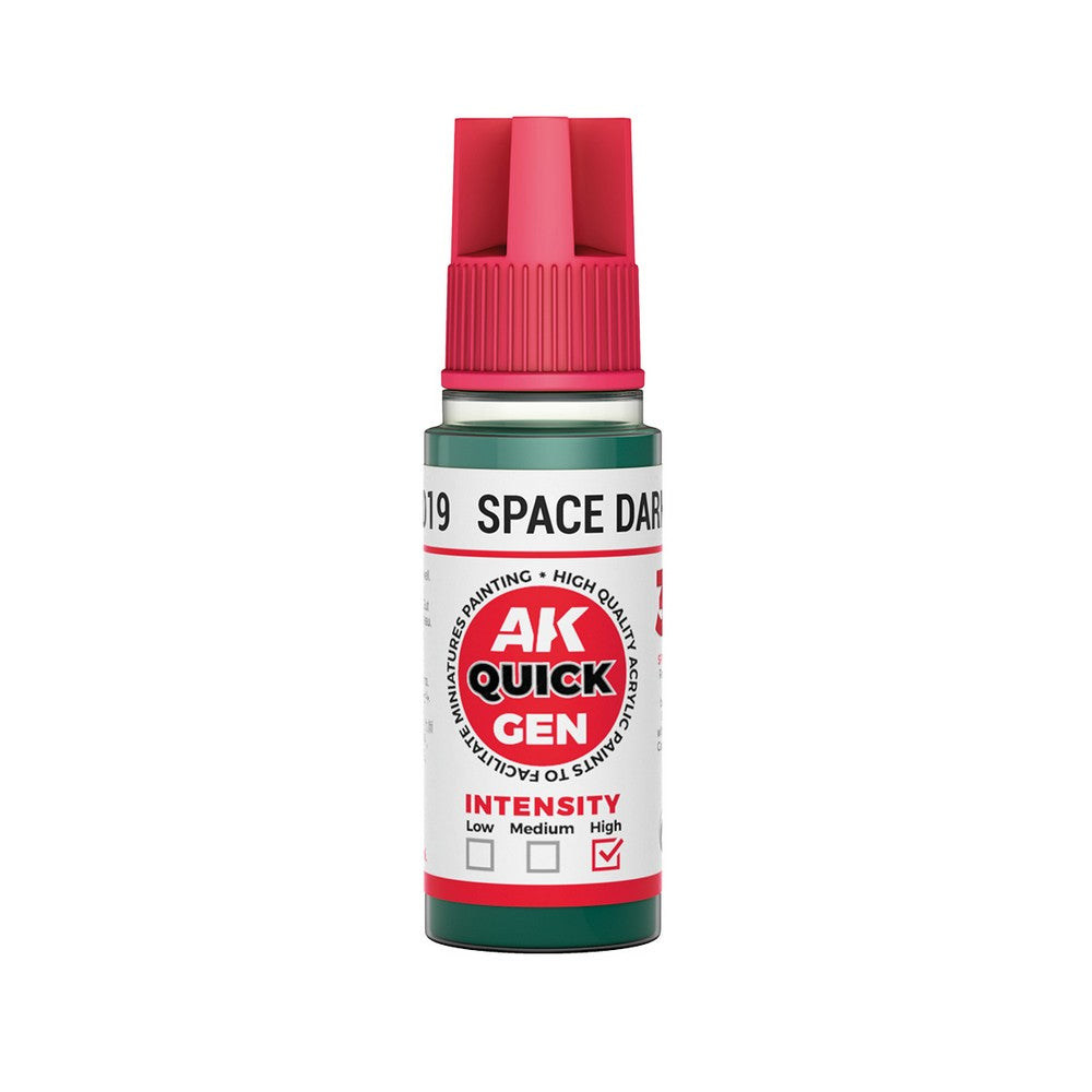 PREORDER AK Interactive - Quick Gen - Space Dark Green 18 ml