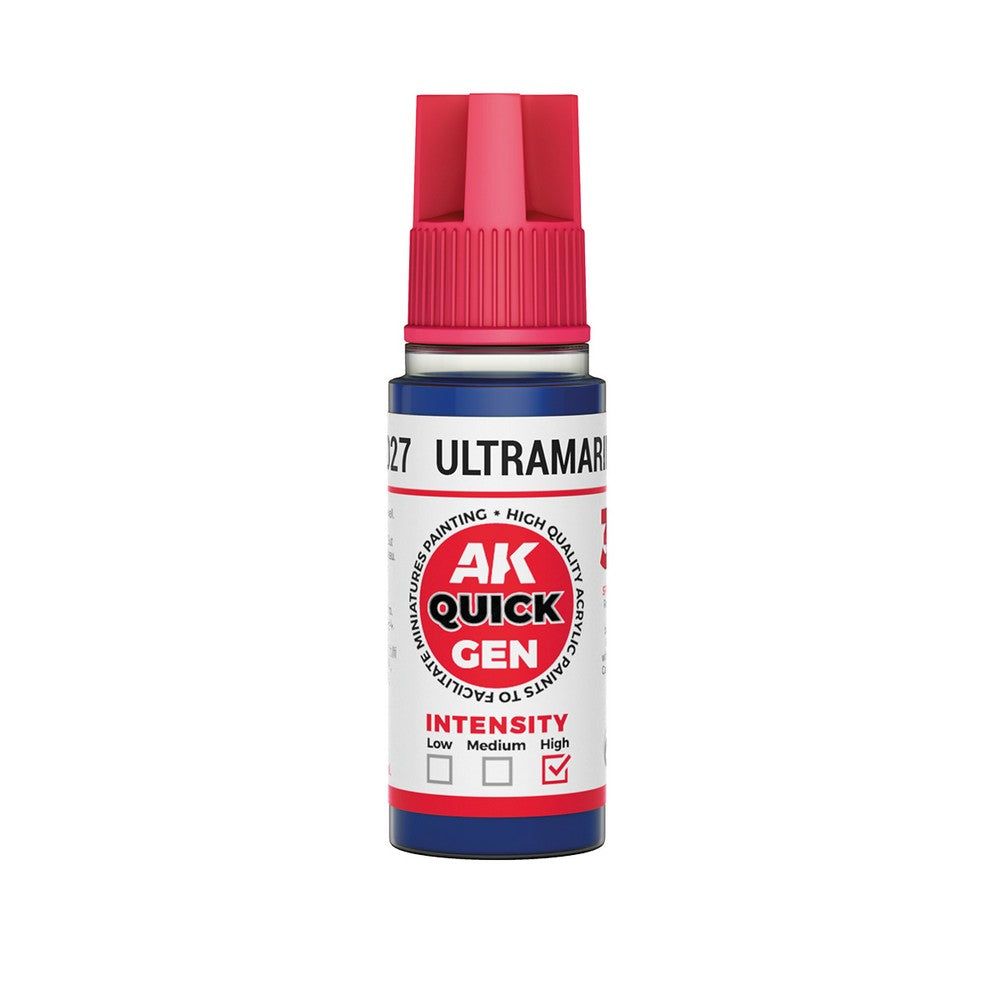 PREORDER AK Interactive - Quick Gen - Ultramarine Blue 18 ml