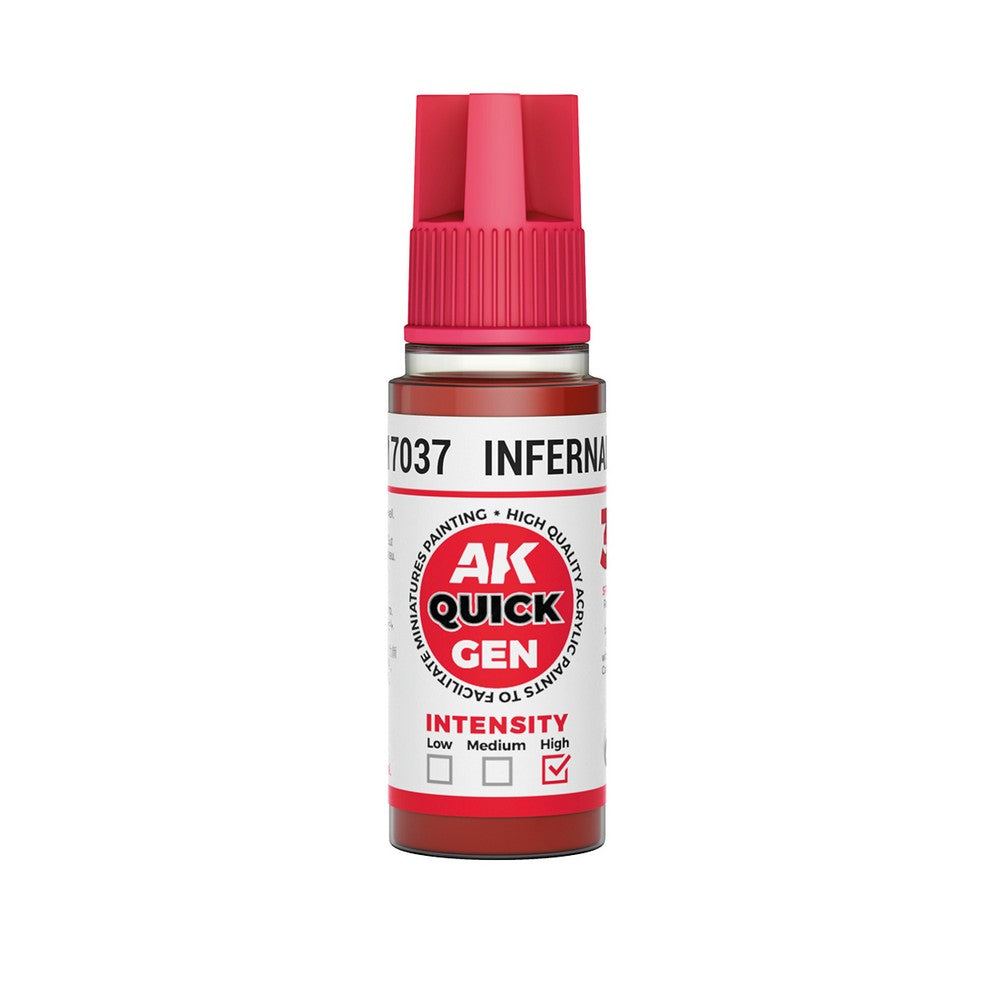 PREORDER AK Interactive - Quick Gen - Infernal Red 18 ml