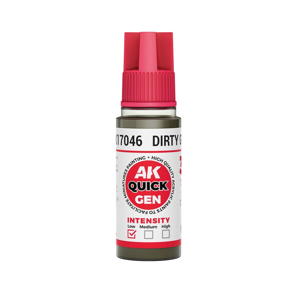 PREORDER AK Interactive - Quick Gen - Dirty Grey 18 ml