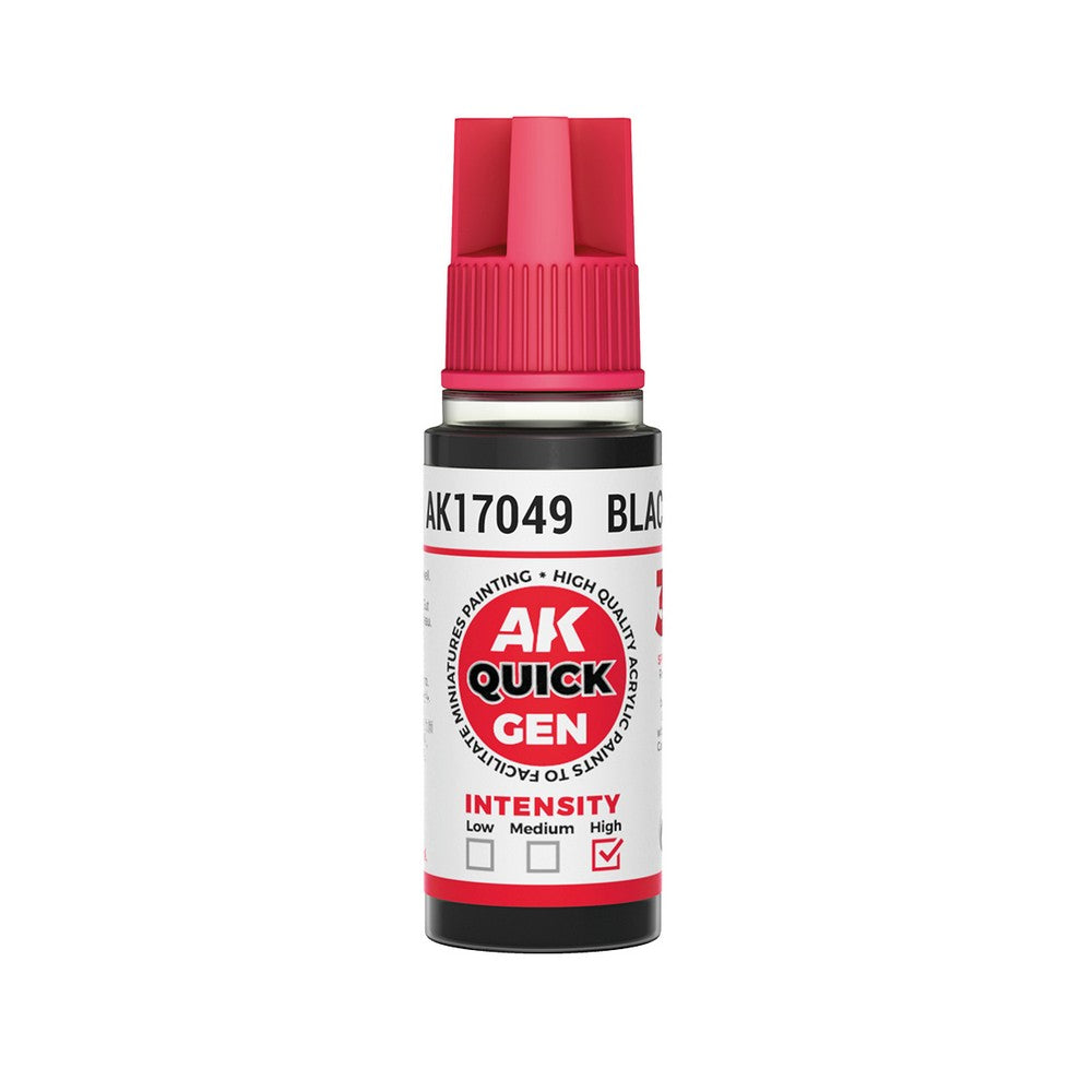 PREORDER AK Interactive - Quick Gen - Black 18 ml