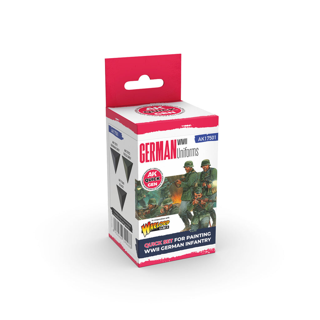 PREORDER AK Interactive - Quick Gen - German Uniforms Set
