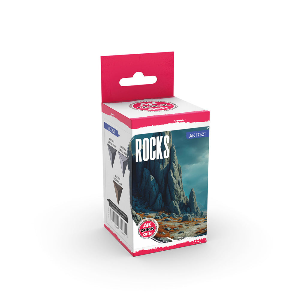 PREORDER AK Interactive - Quick Gen - Rocks Set