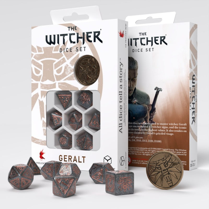 Q Workshop - The Witcher - Geralt - Price of Neutrality Dice Set 7
