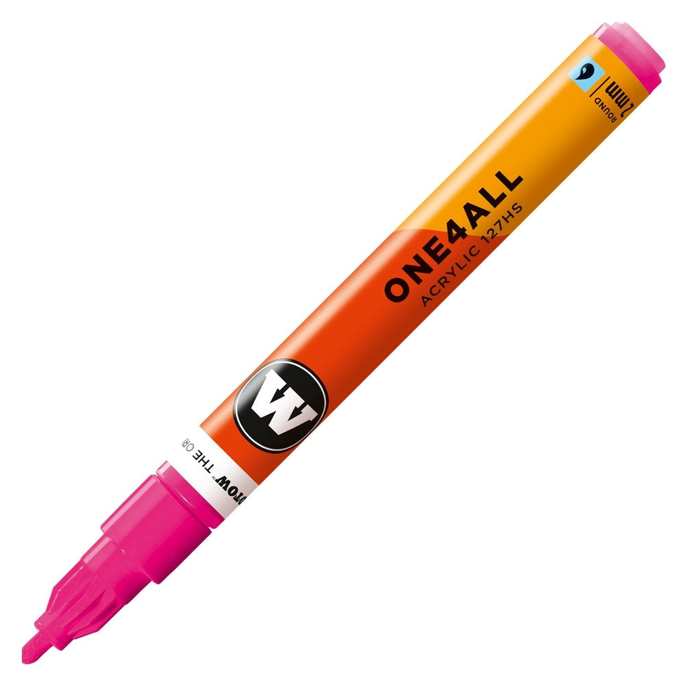 PREORDER Molotow - Markers - One4All - 127HS-EF - #217 Neon Pink Fluorescent 2mm