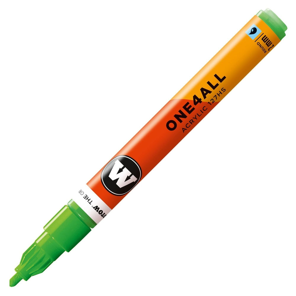 PREORDER Molotow - Markers - One4All - 127HS-EF - #219 Neon Green Fluorescent 2mm