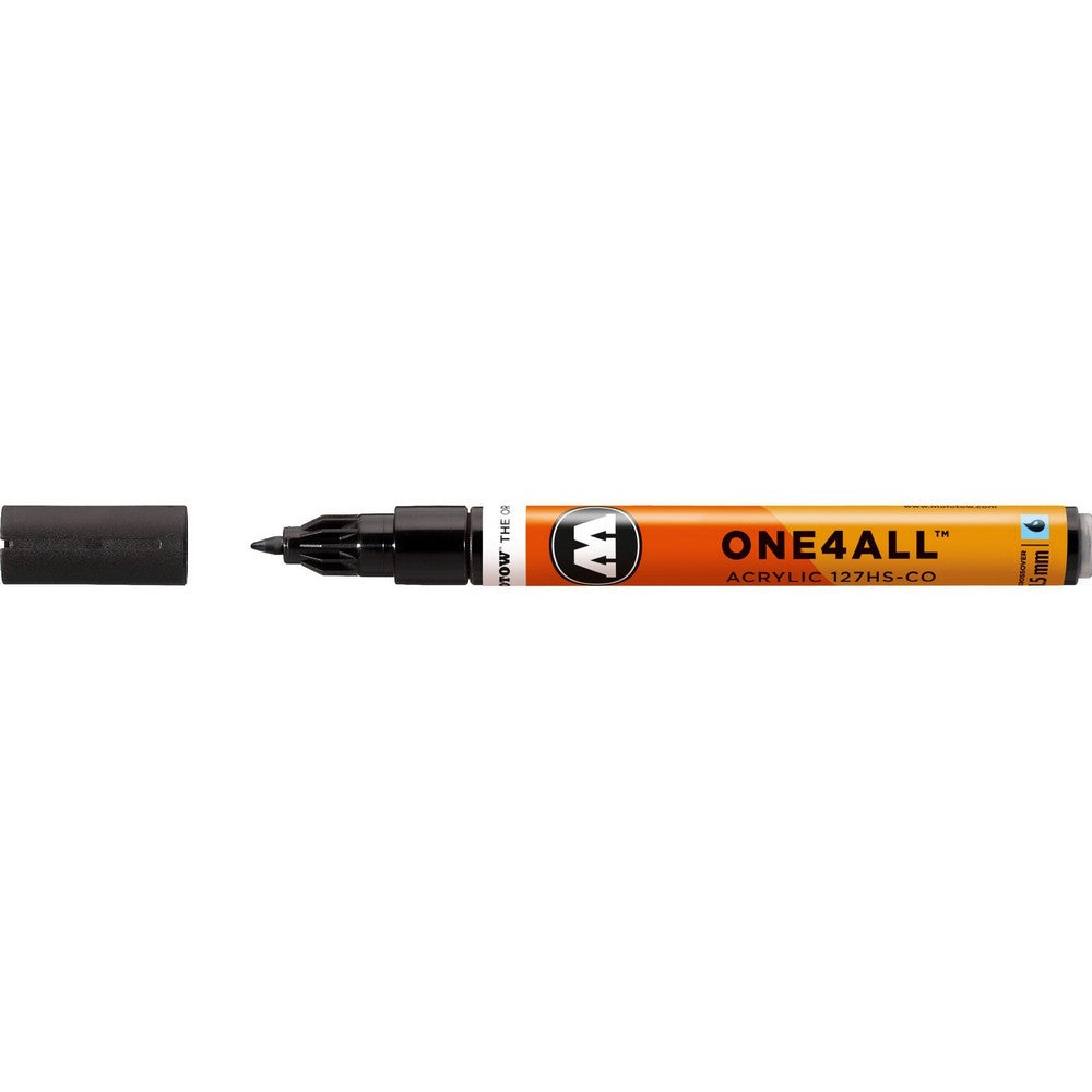 PREORDER Molotow - Markers - One4All - 127HS-CO - #180 Signal Black 1.5mm