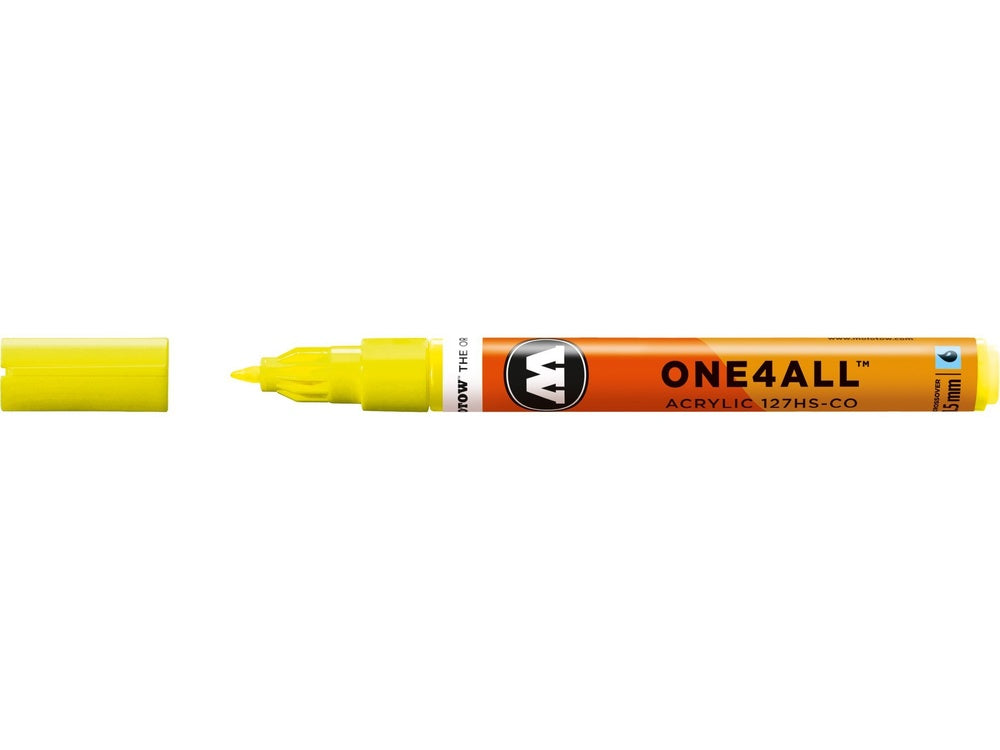 PREORDER Molotow - Markers - One4All - 127HS-CO - #220 Neon Yellow Fluorescent 1.5mm