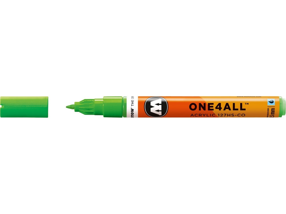 PREORDER Molotow - Markers - One4All - 127HS-CO - #219 Neon Green Fluorescent 1.5mm