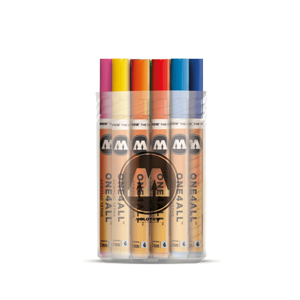PREORDER Molotow - Markers - One4All - 127HS - 20Pcs Acrylic Markers 2mm Set 1