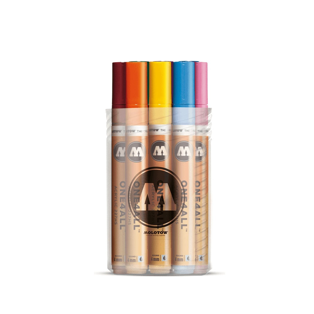 PREORDER Molotow - Markers - One4All - 127HS - 12Pcs Acrylic Markers 4mm Set 1
