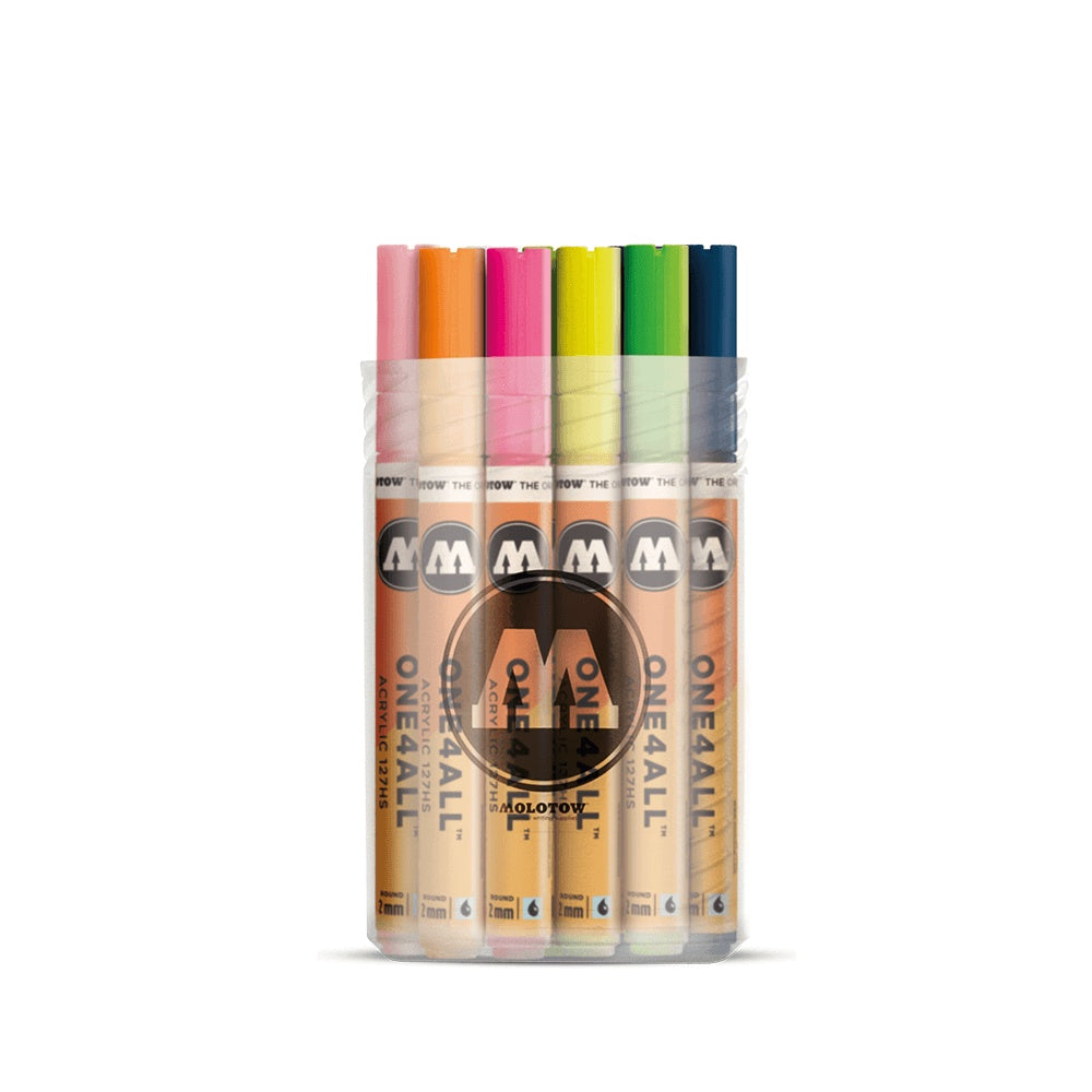 PREORDER Molotow - Markers - One4All - 127HS - 20Pcs Acrylic Markers 2mm Set 2