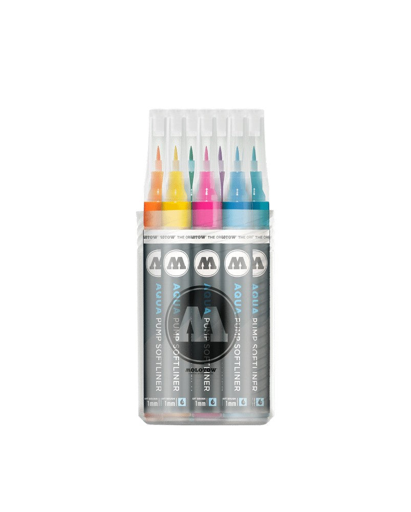PREORDER Molotow - Markers - Aqua - Pump - Main-Kit Box 12Pc 1mm Set