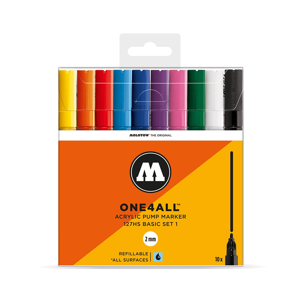 PREORDER Molotow - Markers - One4All - 127HS - Wallet Basic 10Pc