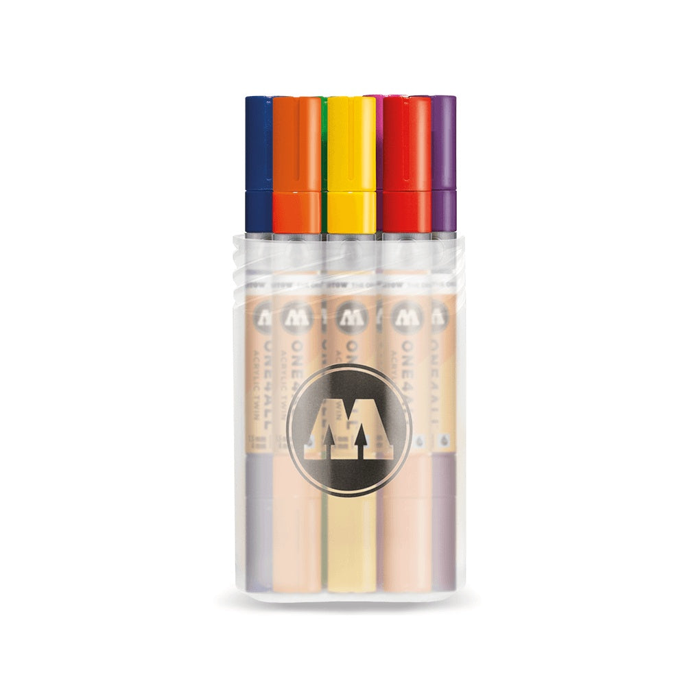 PREORDER Molotow - Markers - One4All - Twin - Main 1 12 Pc 1.5 and 4mm Set
