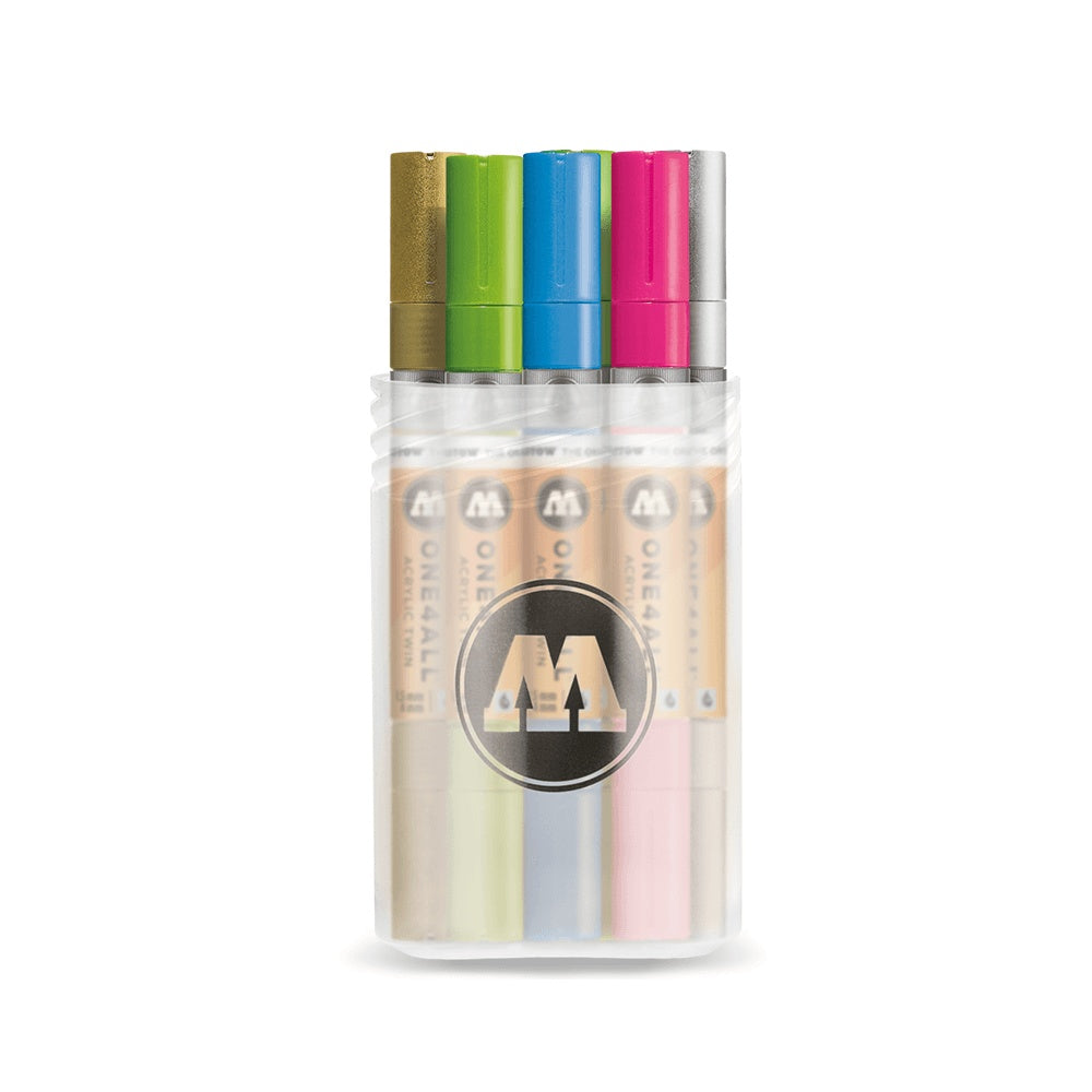 PREORDER Molotow - Markers - One4All - Twin - Main 2 12 Pc 1.5 and 4mm Set
