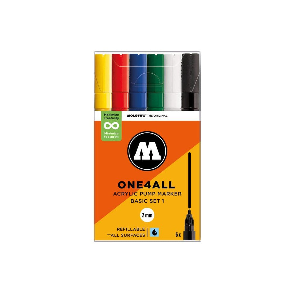 PREORDER Molotow - Markers - One4All - 127HS - Basic Set 1