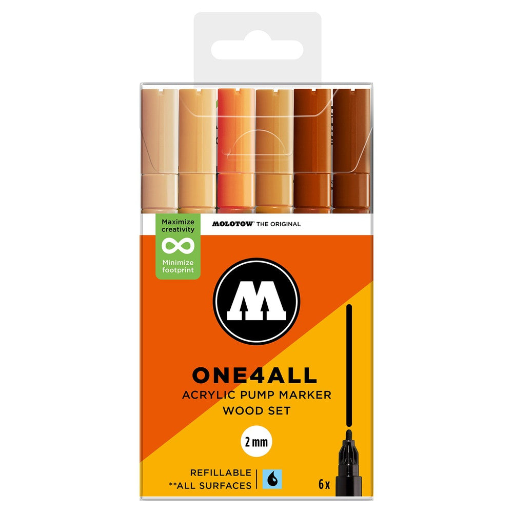 PREORDER Molotow - Markers - One4All - 127HS - Wood Set