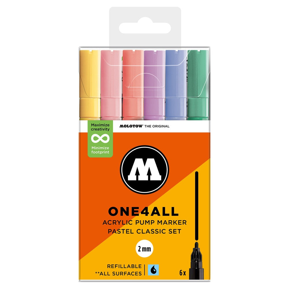 PREORDER Molotow - Markers - One4All - 127HS - Pastel Classic Set