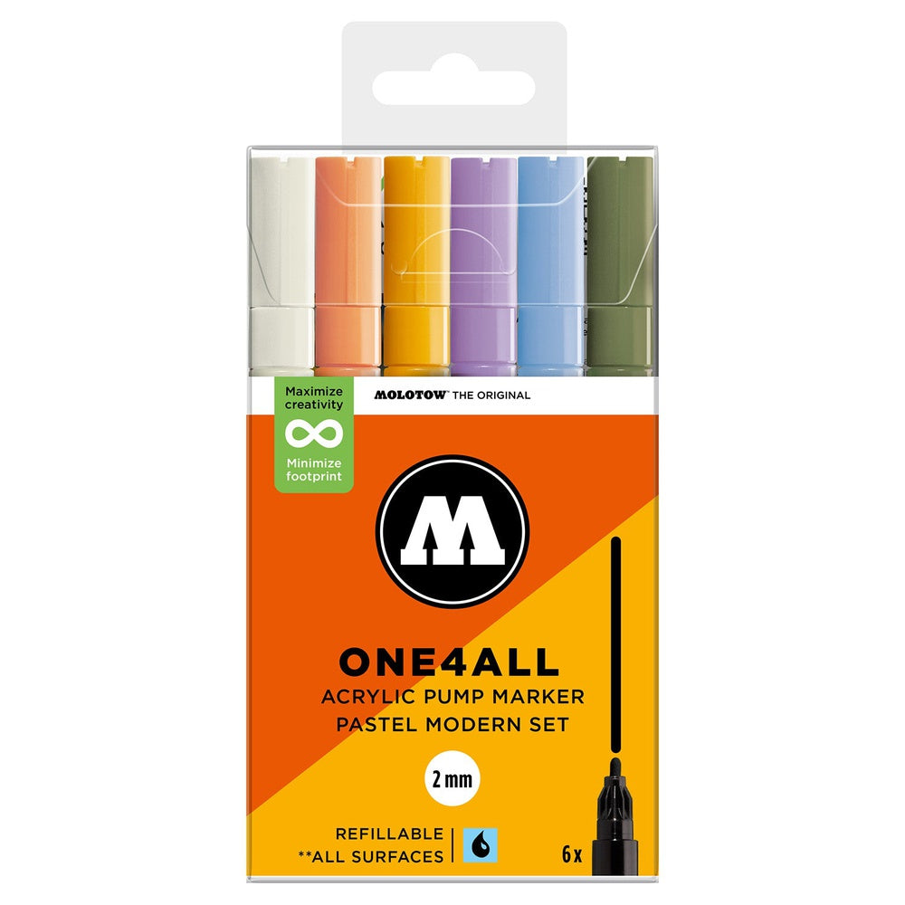 PREORDER Molotow - Markers - One4All - 127HS - Pastel Modern Set