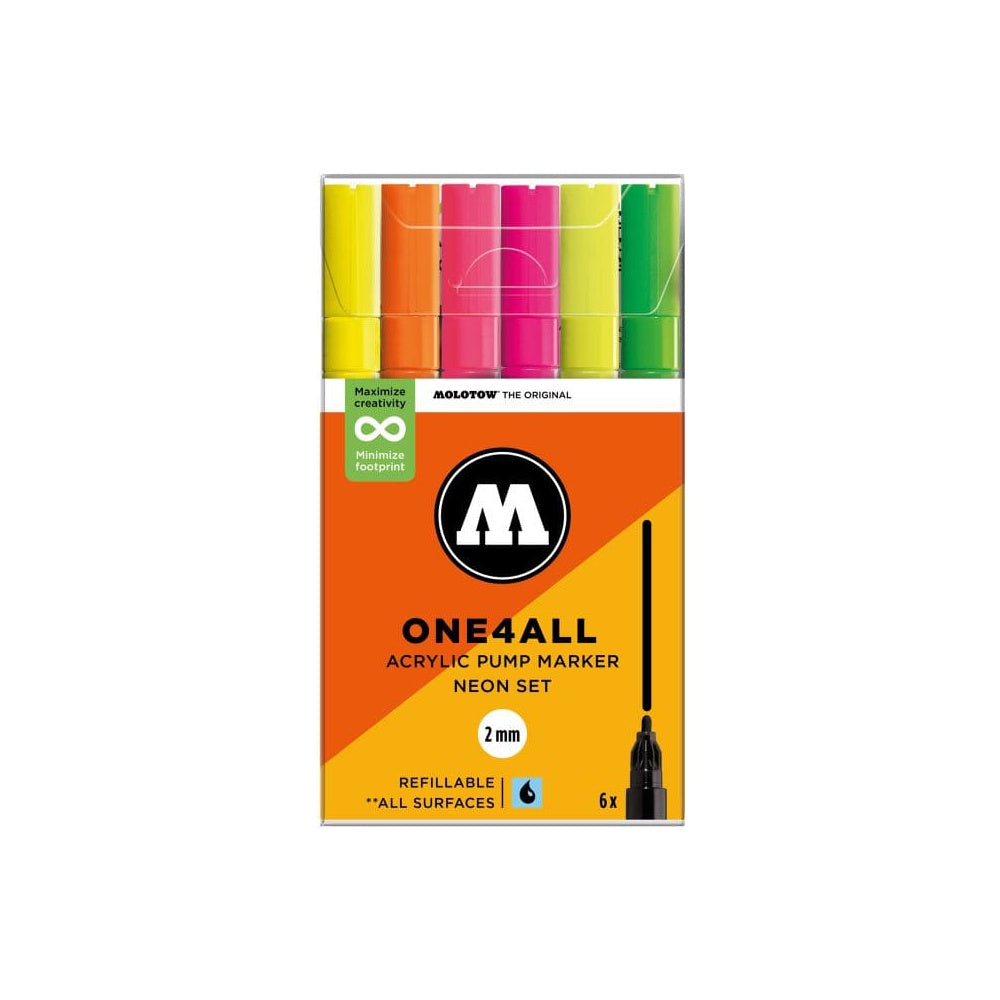 PREORDER Molotow - Markers - One4All - 127HS - Neon Set