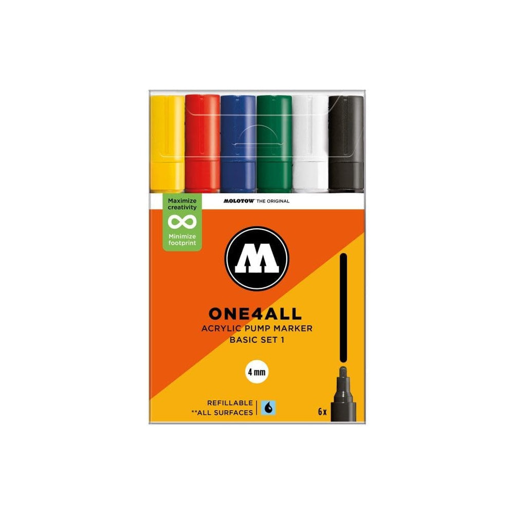 PREORDER Molotow - Markers - One4All - 227HS - Basic Set 1