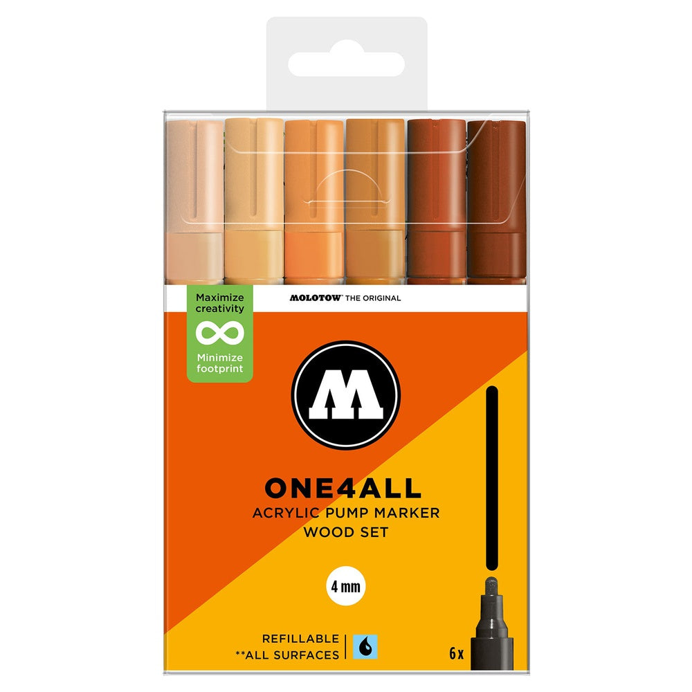 PREORDER Molotow - Markers - One4All - 227HS - Wood Set