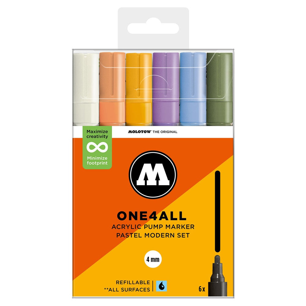 PREORDER Molotow - Markers - One4All - 227HS - Pastel Modern Set