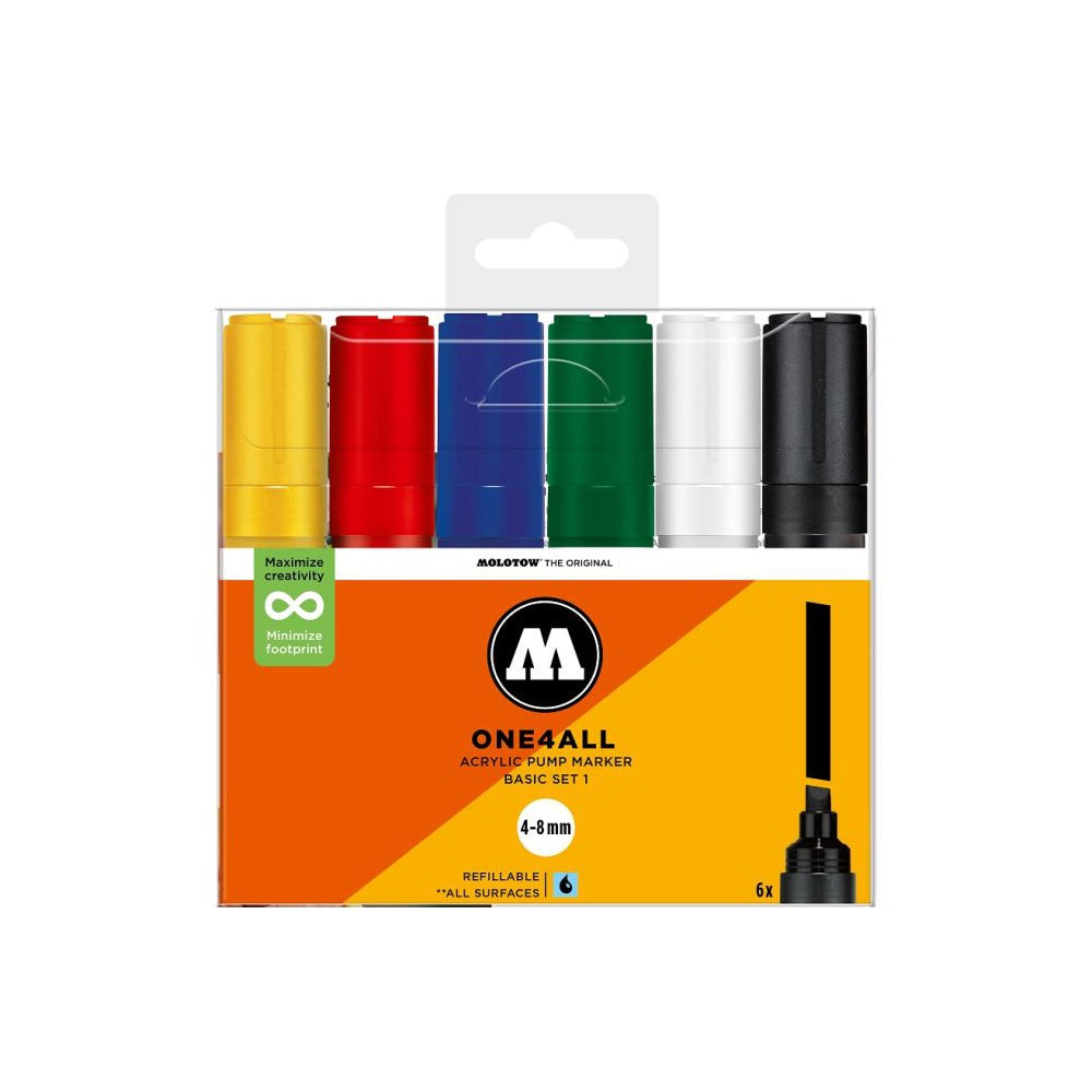 PREORDER Molotow - Markers - One4All - 327HS - Basic Set 1