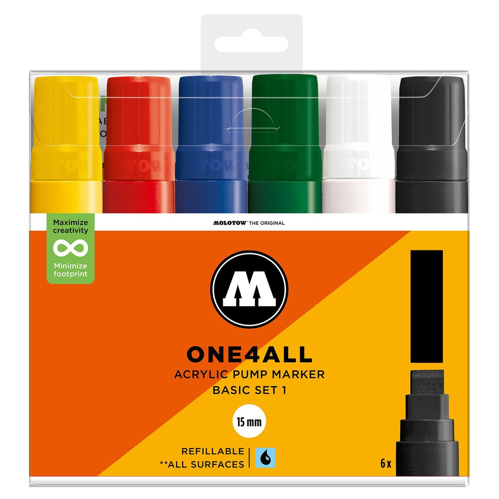 PREORDER Molotow - Markers - One4All - 627HS - Basic Set 1