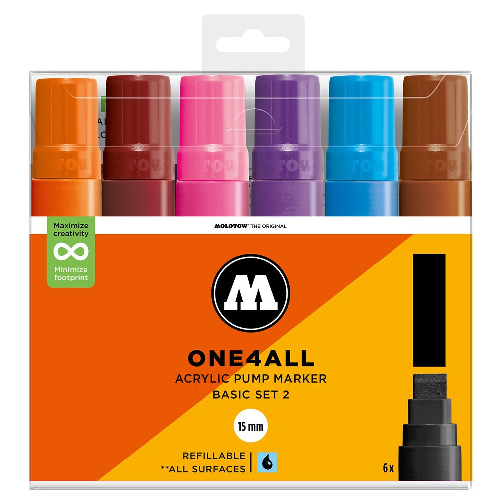 PREORDER Molotow - Markers - One4All - 627HS - Basic Set 2