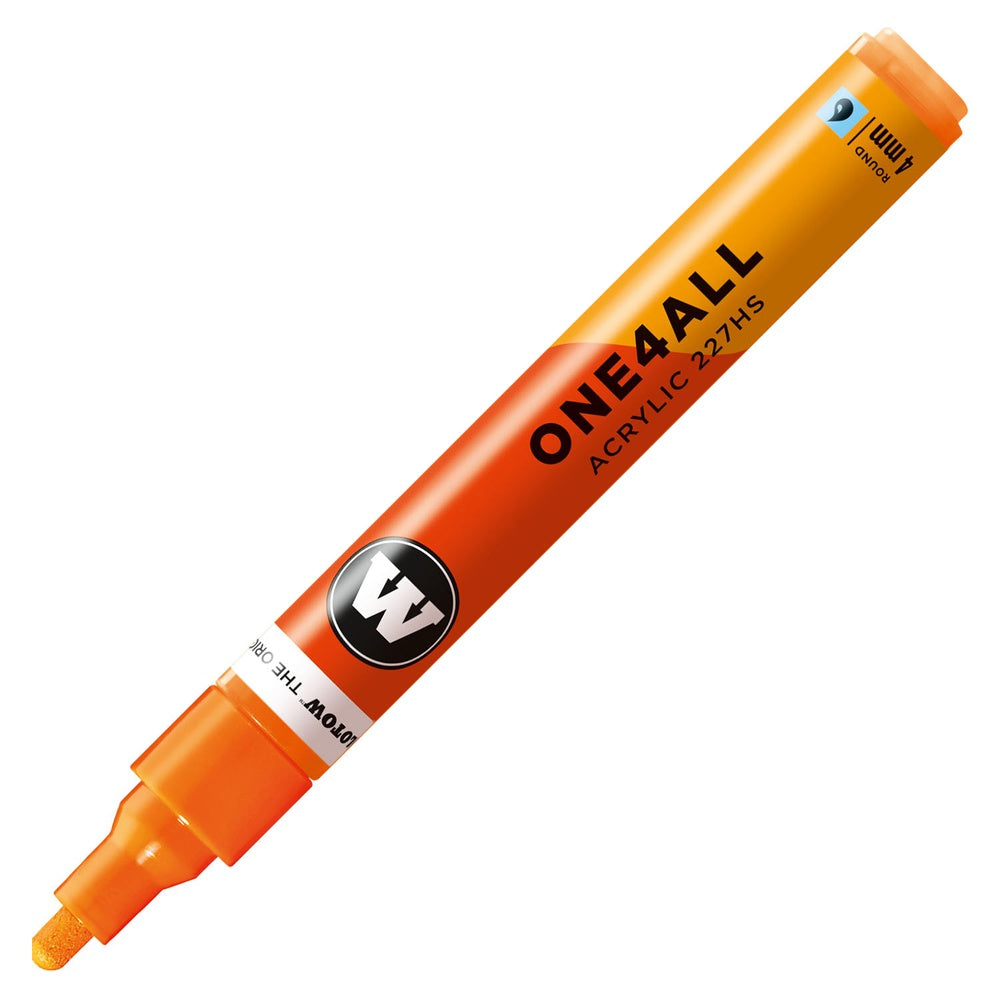 PREORDER Molotow - Markers - One4All - 227HS - #218 Neon Orange Fluorescent 4mm