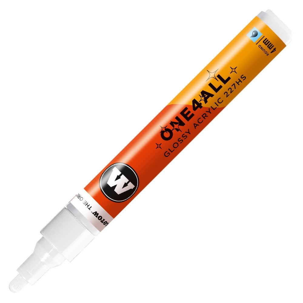 PREORDER Molotow - Markers - One4All - 227HS - #251 White Glossy 4mm