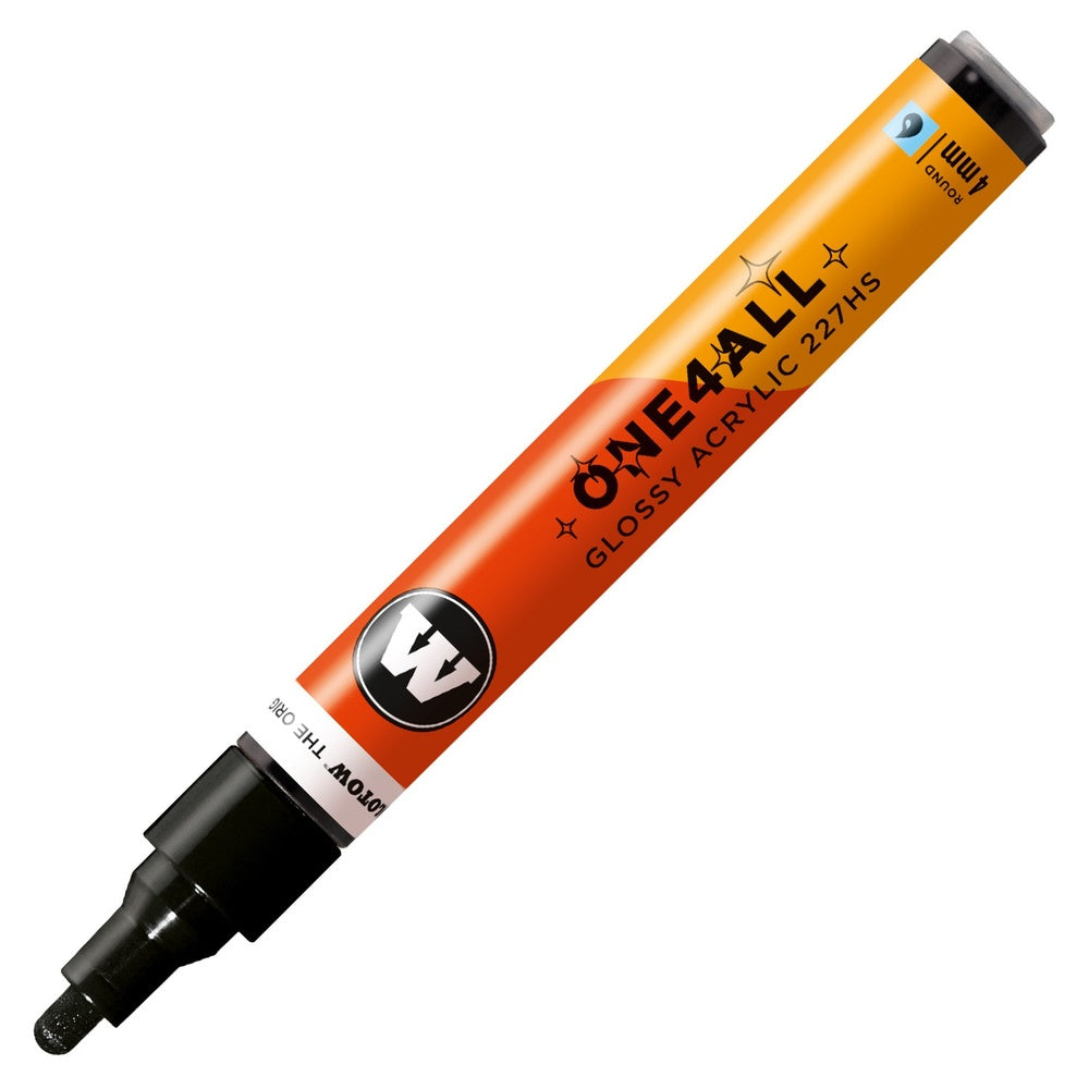PREORDER Molotow - Markers - One4All - 227HS - #252 Black Glossy 4mm
