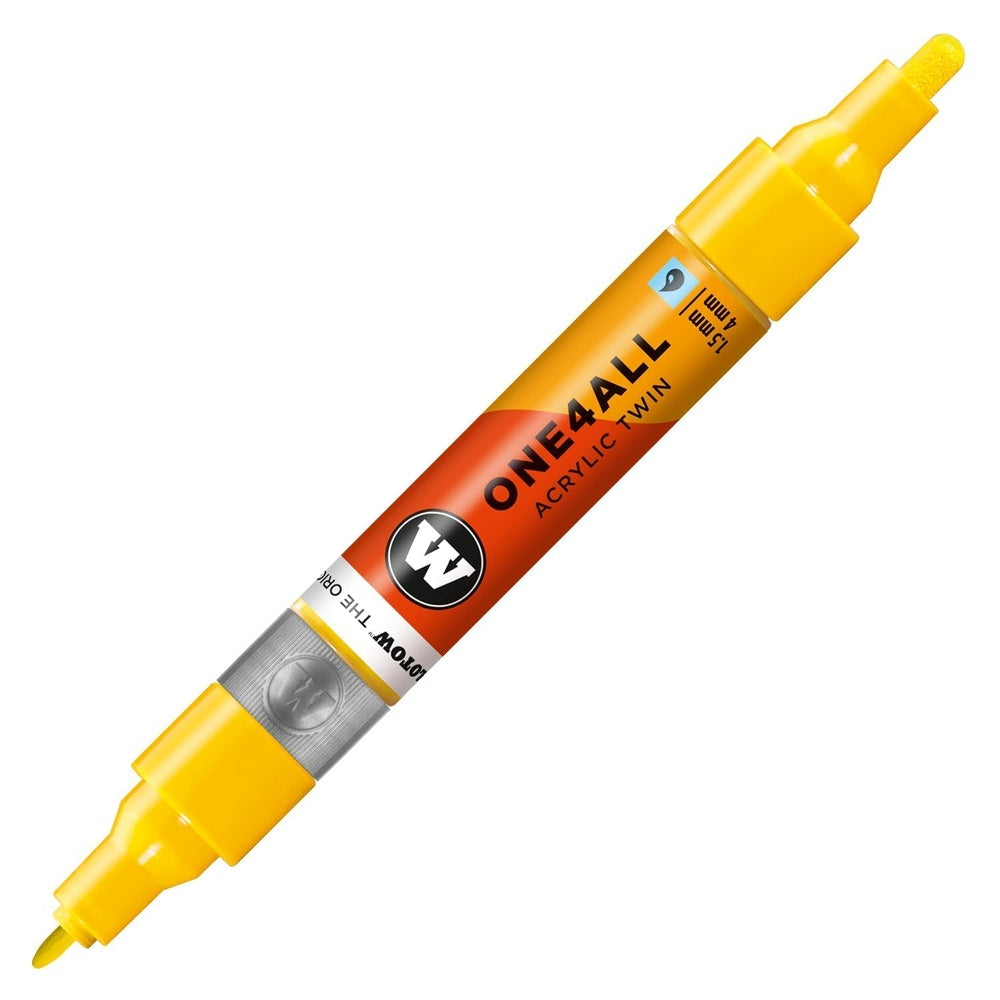 PREORDER Molotow - Markers - One4All - Twin - #006 Zinc Yellow 1.5 and 4mm